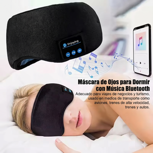 Máscara de Dormir Inteligente con Auriculares Bluetooth
