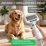 Secador-Cepillo para Mascotas 2 en 1 | Cuidado y Secado Rápido - Portátil y Eficiente