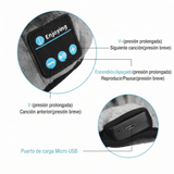 Máscara de Dormir Inteligente con Auriculares Bluetooth