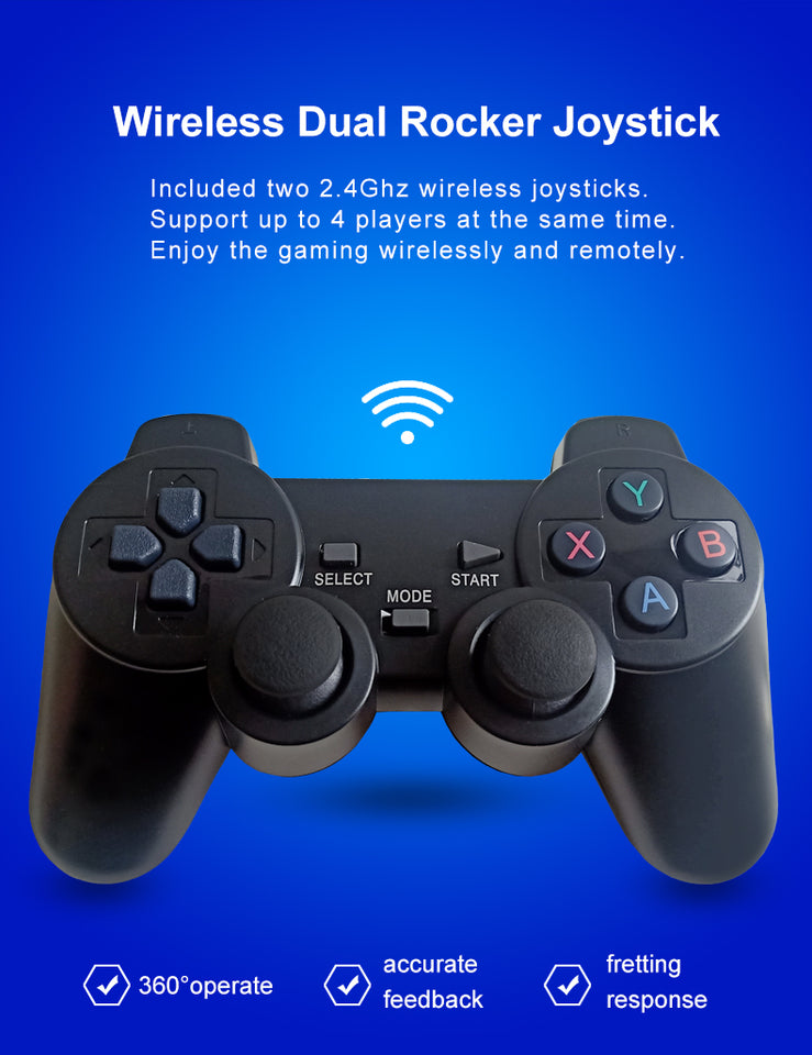 Consola de juegos inalámbrica retro Stick de 64 GB