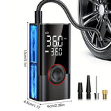 Bomba de aire portátil recargable de 150 PSI y 2000 mAh