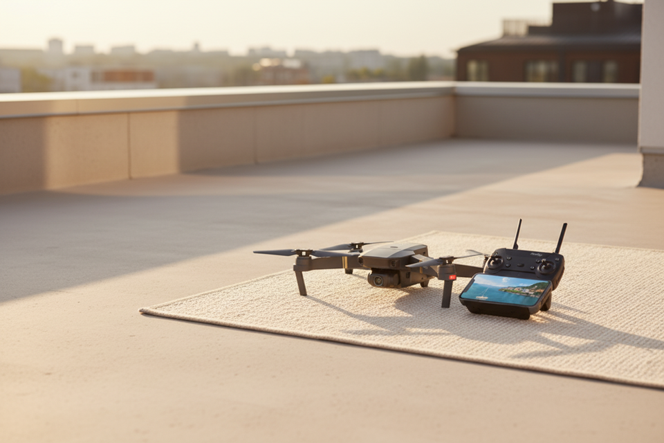 Dron Plegable E58 con Cámara HD