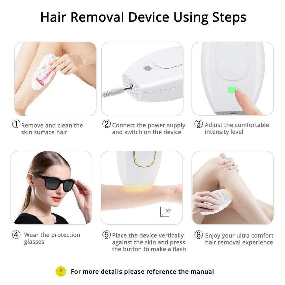 Depiladora IPL Láser – Tecnología Profesional de Depilación en Casa