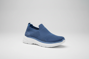 Zapatillas Azul Cremallera