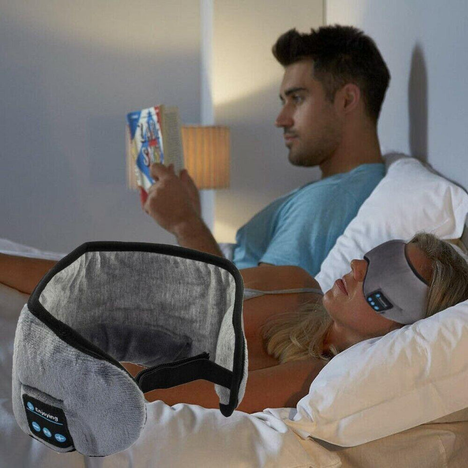 Máscara de Dormir Inteligente con Auriculares Bluetooth